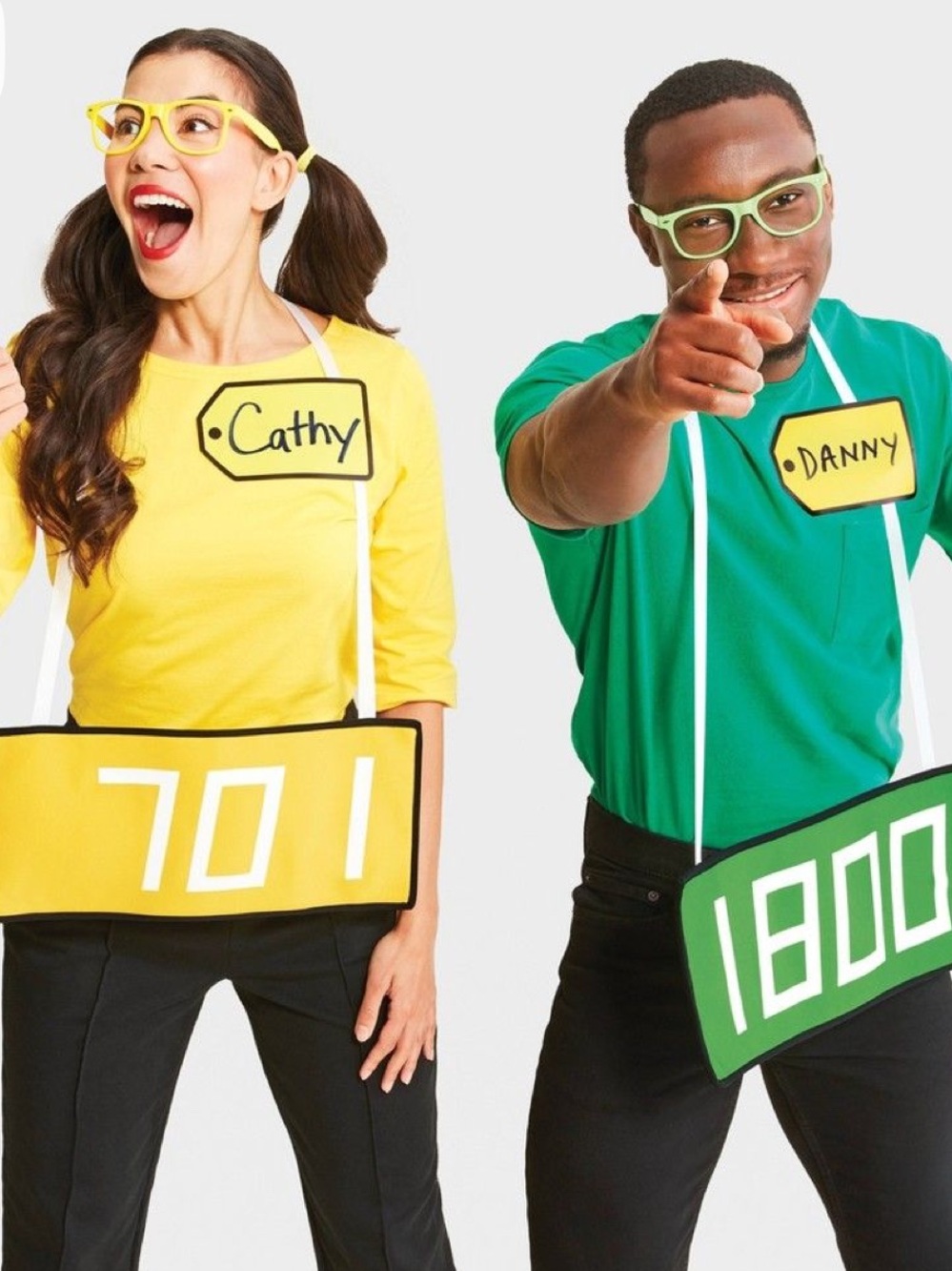 Hyde and Eek! Game Show Contestants Halloween couples Costume adult size